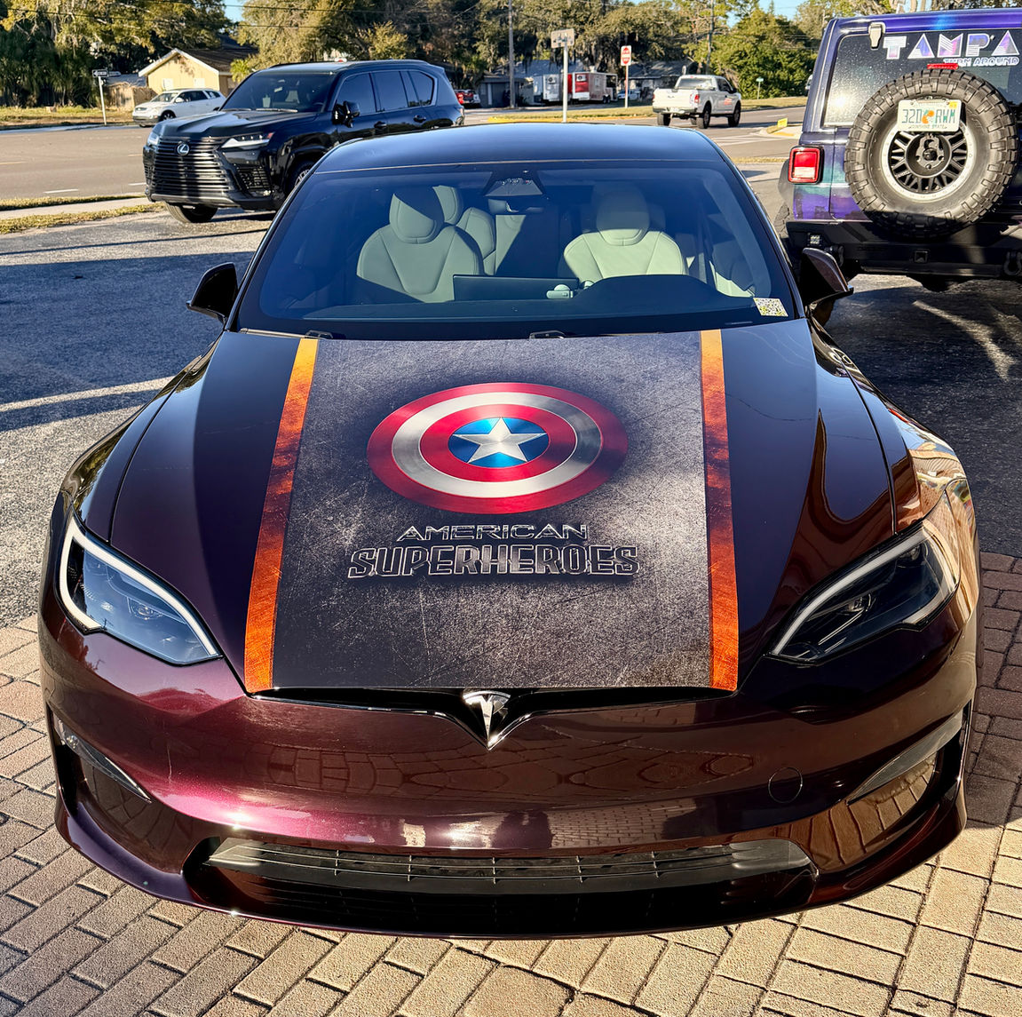 Custom vehicle wrap installation